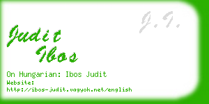 judit ibos business card